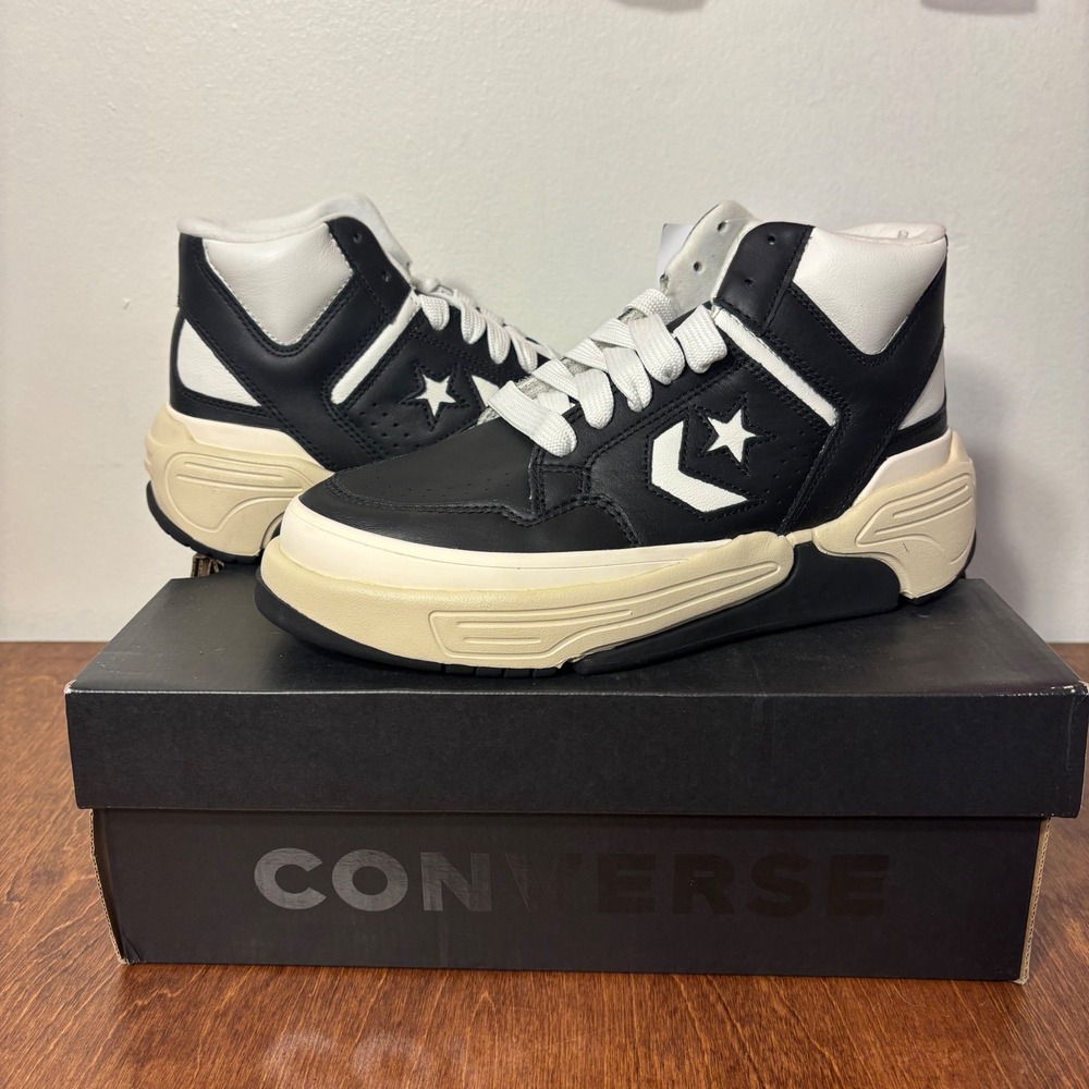 Converse Weapon CX Mid Unisex Mens 6 Womens 7.5 Black White New